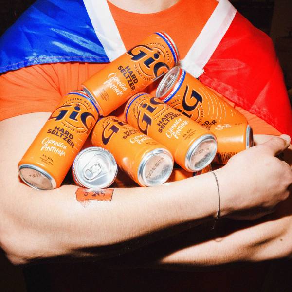 GiG Hard Seltzer opent festivalseizoen 2024 met Koningsdageditie “Orange Anthem”